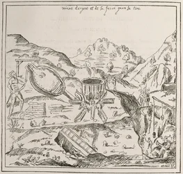 &39;A Silver Mine&39;, da Viagem do Capelão às Índias Ocidentais e ao México, Londres, 1859